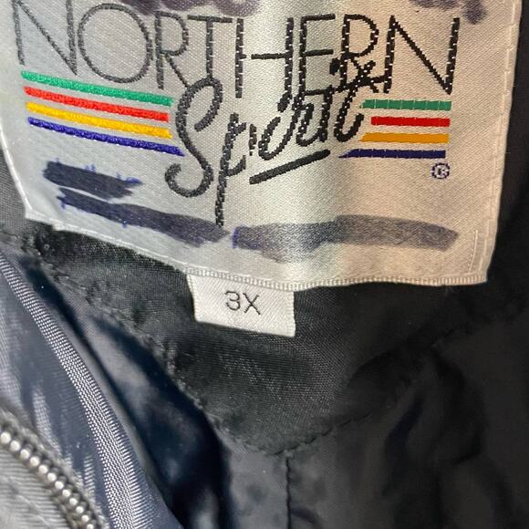 Northern Spirit Snow Pants Bib Adjustable Zip Up Sledding Black Kids 3X - Picture 9 of 10